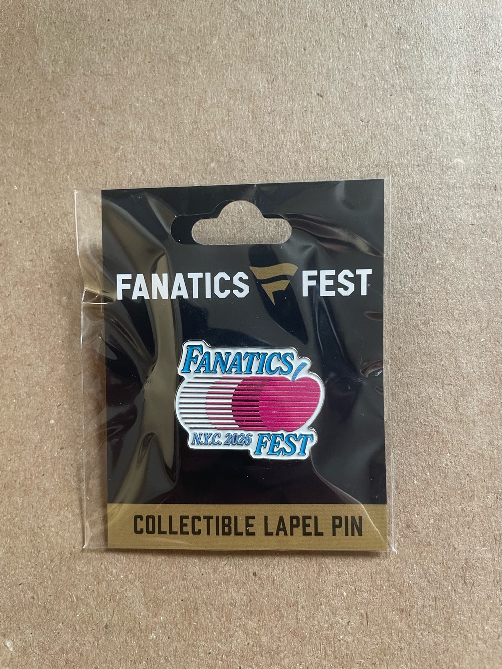 Fanatics Fest 2026 collectible Pin brand new sold out
